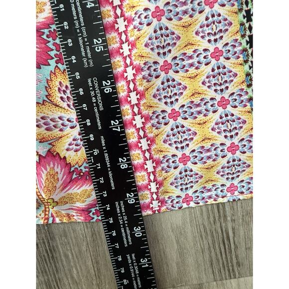 Rose + Olive Womens V Neck Sleeveless Sun Dress Pink Sundress Size Medium ML - Picture 3 of 7